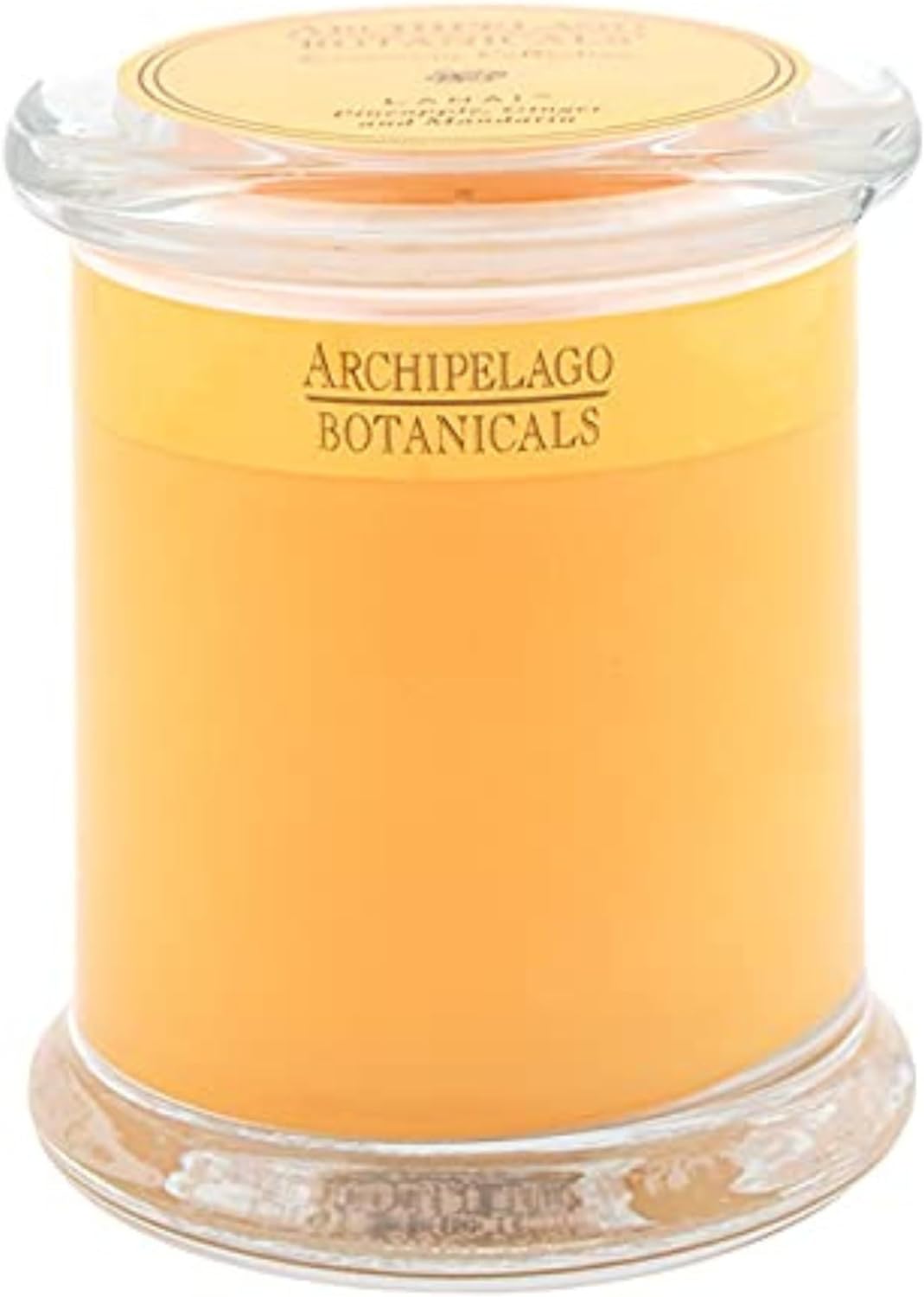 Archipelago Botanicals Lanai Glass Jar Candle, Pineapple, Mandarin and Ginger Scent, Lead-Free Candle Wicks, Burns Approx. 60 Hours (8.6 oz)