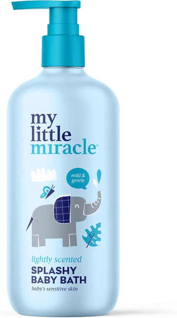 My Little Miracle Splashy Baby Bath, Gentle Daily Care Formula, Ideal For Sensitive Skin, Baby Bubble Bath 500Ml 3-Pack