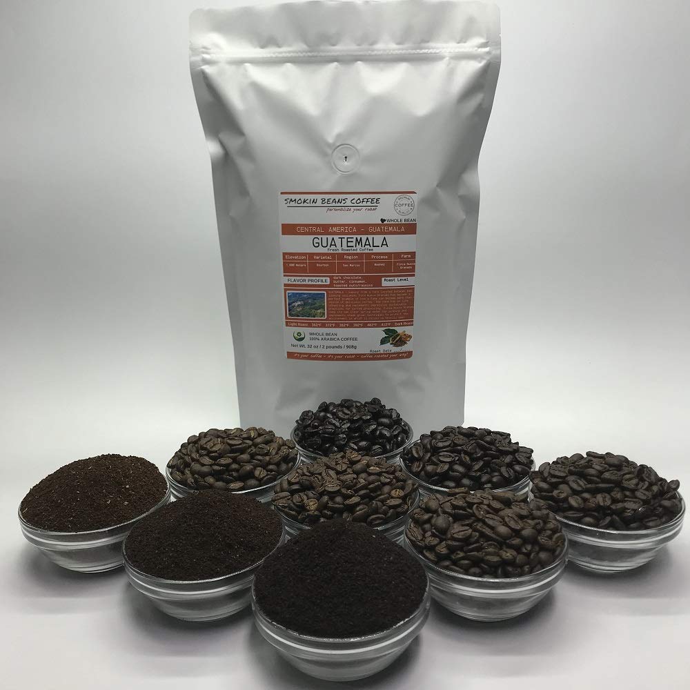 Central America, Guatemala (Bag) Premium Arabica Coffee Freshly Custom Roasted Today (Full City Roast/Whole Bean) Customized Roast Or Grind Is Available By Messaging Us At Time Of Checkout