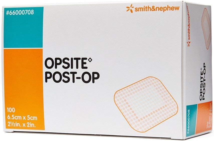 Opsite Post-Op 6.5cm x 5cm Dressing x 100-346-6851 : Amazon.co.uk: Health & Personal Care