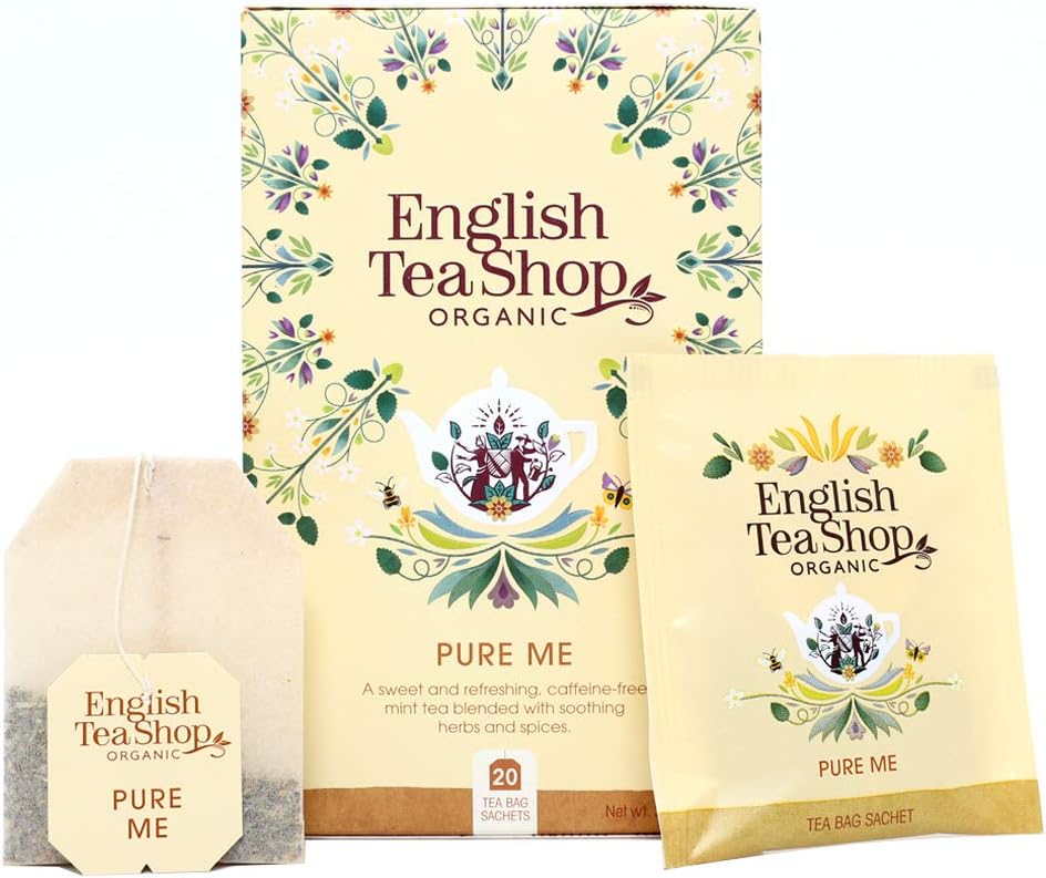 English Tea Shop - Pure Me - Pack Of 20 Tea Bag Sachets, 30 G