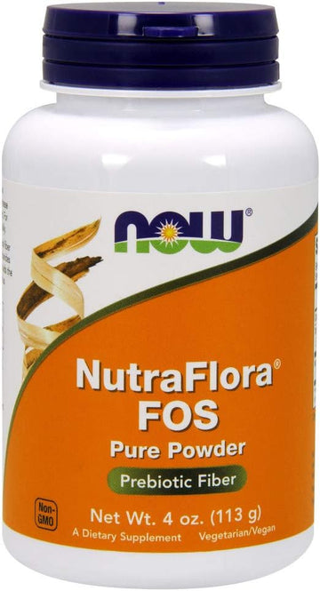 Now Nutra Flora Fos, 4-Ounces (Pack Of 2)