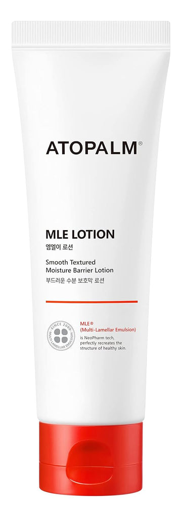 Atopalm Mle Lotion 120Ml 4.05 Fl Oz For Sensitive Skin, 48 Hours Long Hydration With Ceramide, Long-Lasting Moisturizing Body Lotion, Strengthening Skin Barrier, Redness-Relief, Korean Skincare