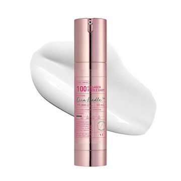 Vt Cosmetics Collagen Reedle Shot 100, Microneedling Serum, Firming & Elasticity, 500Da Collagen Extract, Soft & Glass Skin, Pink Serum, Korean Skin Booster 1.69Fl Oz(50Ml)