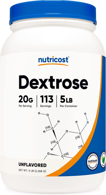 Nutricost Dextrose Powder 5 S - Non-GMO, Gluten Free