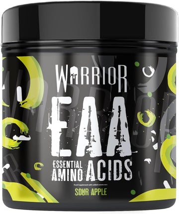 Warrior Eaa - Essential Amino Acids - 360G - Provides Exceptional Support For Recovery & Muscle Soreness - Formula Includes Cyclic Dextrin, Taurine And More, Sour Apple