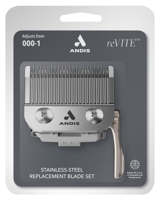 Andis 86010 Revite Taper Clipper Replacement Stainless Steel Blade