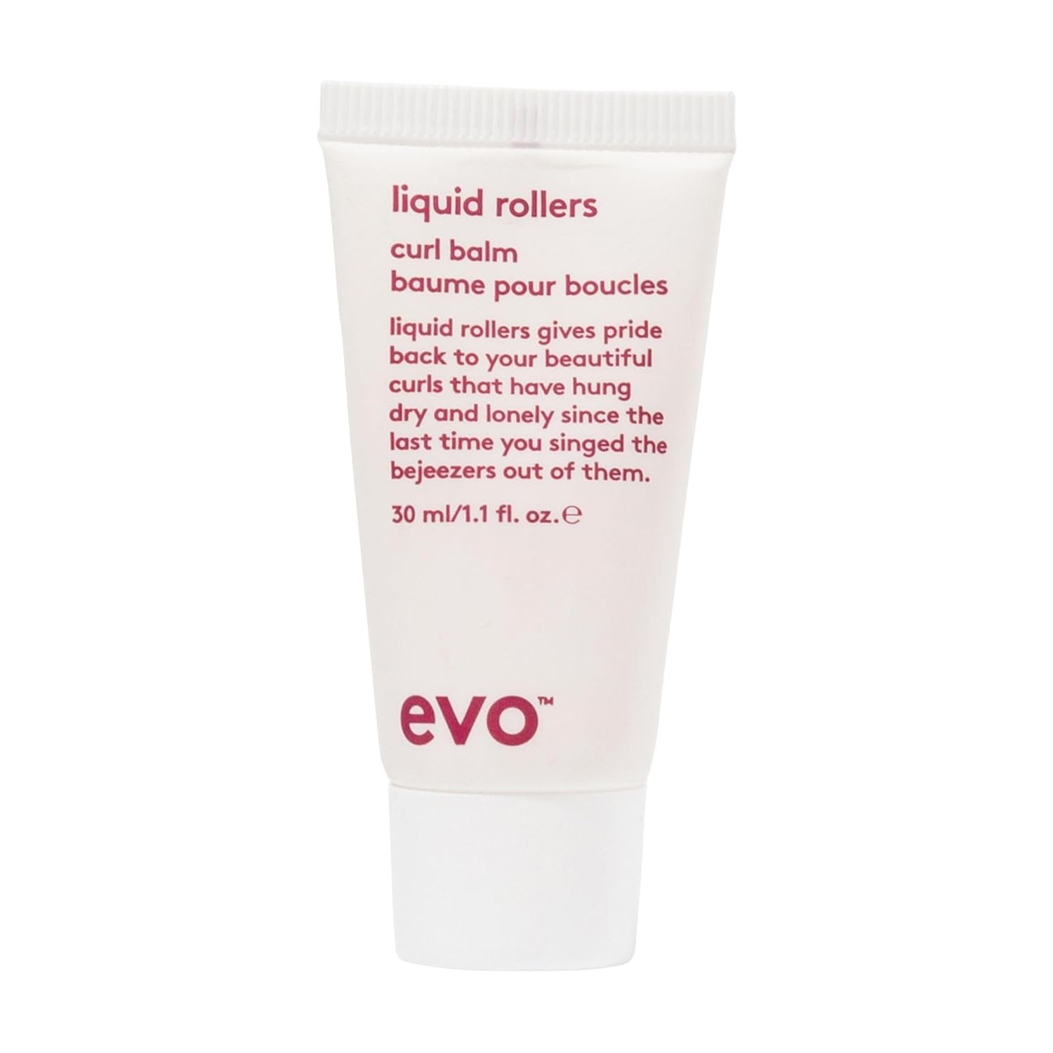 Evo Liquid Rollers Curl Balm - Hair Styling Balm - Enhances Natural Curls, Protects Frizz & Improves Overall Condition