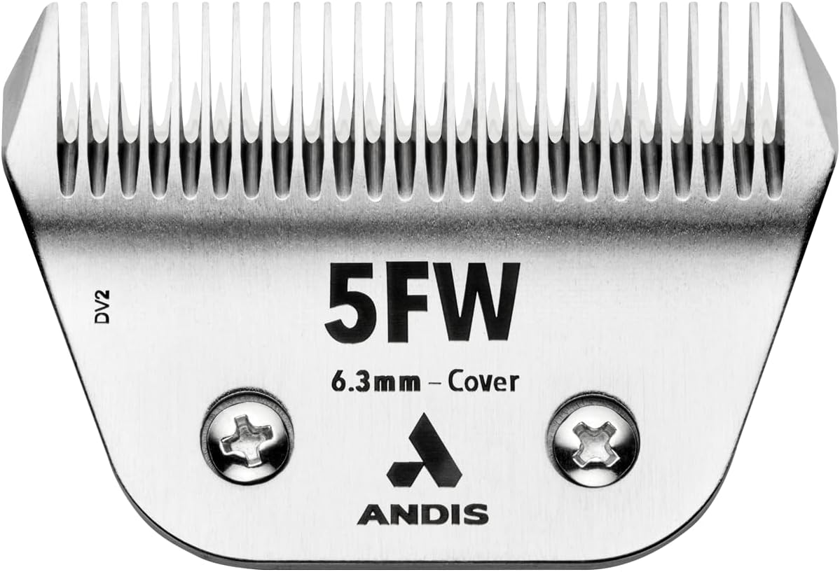 Andis 561464 Ceramicedge #5Fw Cover Wide Blade, Small Animal And Pet Grooming, Detachable Replacement Blade, Long Lasting, Stainless Steel