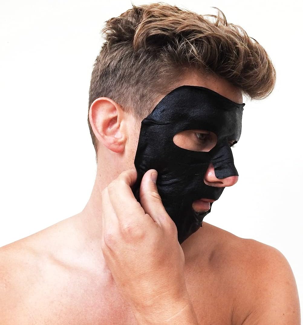 BARBER PRO HYDRATION Face Mask Hyaluronic Acid Bamboo Sheet Natural Moisturising Mens Skincare Brightens Tones Nourishes Multi Award Winning Brand : Amazon.co.uk: Beauty