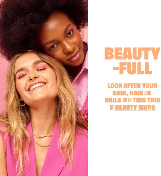 Health By Habit Beauty Full Kit - Women's Multi Supplement (60 Capsules) + Collagen (60 Capsules) + Hair, Skin & Nails Gummies (60 Gummies), Non GMO