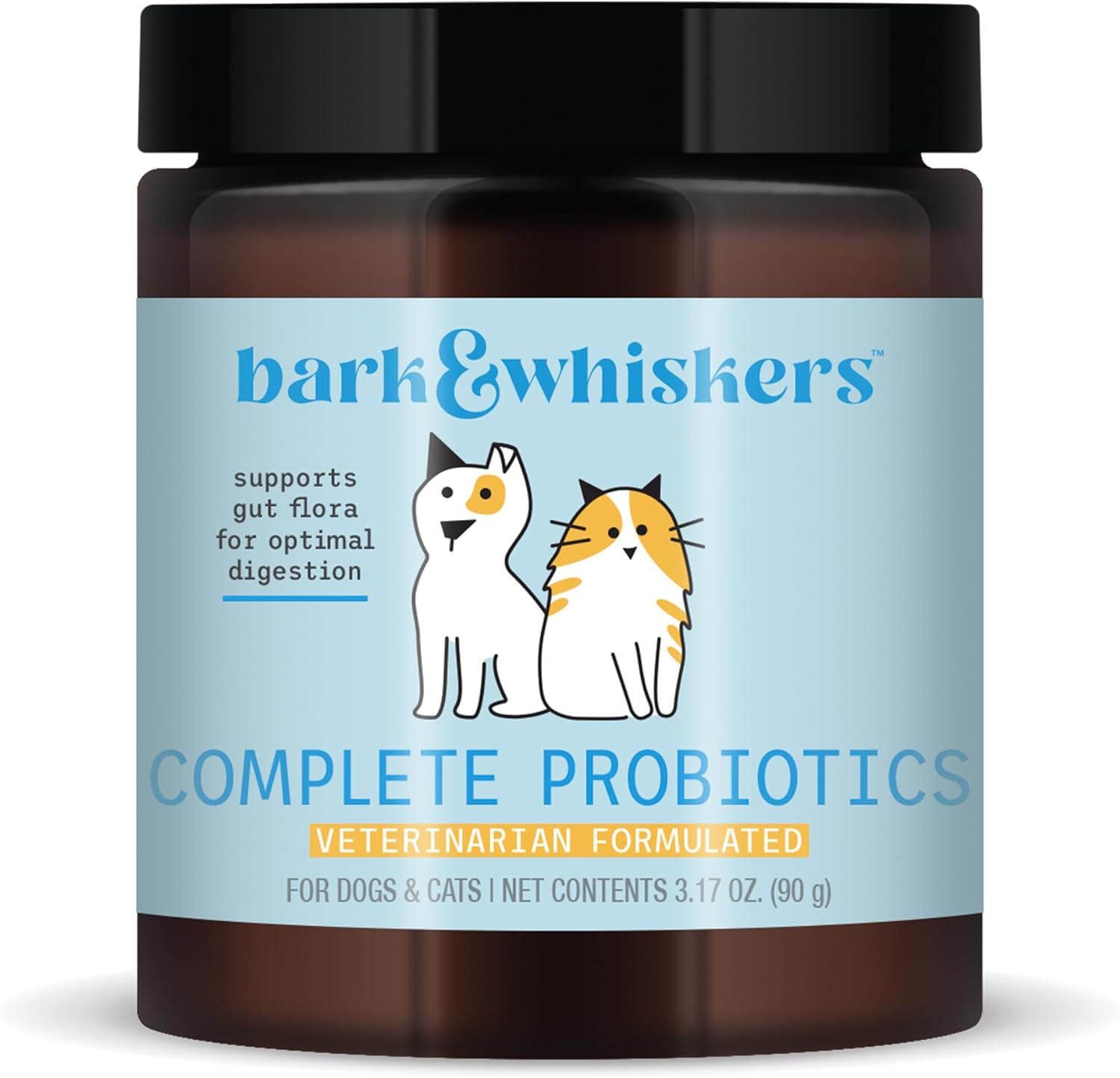 Bark & Whiskers Complete Probiotics, For Dogs And Cats, 3.17 Oz (90 G), Supports Immune Function, Digestive Support, Veterinarian Formulated, Non Gmo, Dr. Mercola