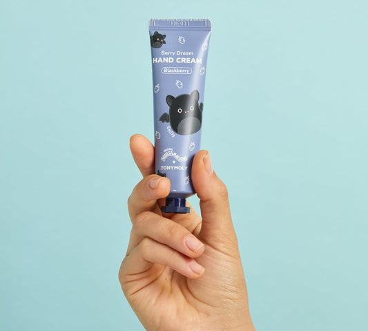 Tonymoly X Squishmallow Valentine Emily Berry Dream Blackberry Hand Cream - Rejuvenating And Hydrating, 30Ml