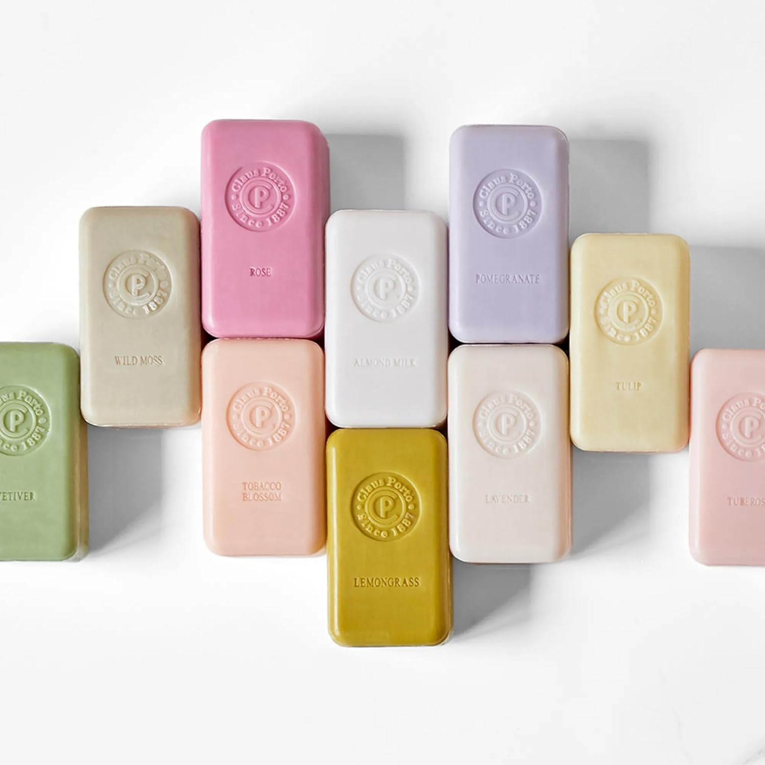 Claus Porto - Smart Rosa Mini Soap | Delicate, Cleansing, Nourishing | Handcrafted, Aromatic, Floral (50G | 1.7 Oz) : Beauty & Personal Care