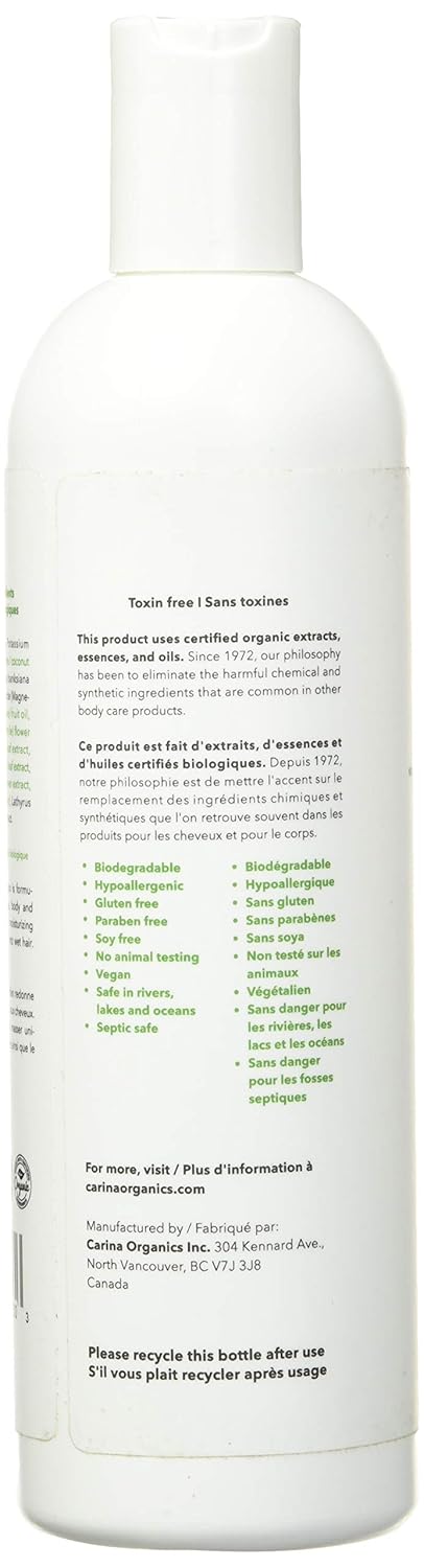 Carina Organics Sweet Pea Shampoo (Daily) : Beauty & Personal Care
