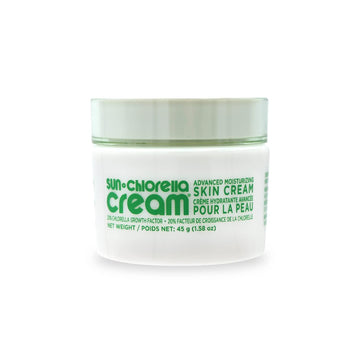 Sun Chlorella Cream Face Moisturizer Deep Hydration Boost, Natural Skin Care Helps Restore Balance & Reduce Appearance of Fine Lines & Wrinkles - Vibrant, Glowing Radiance - Paraben Free - 1.58oz