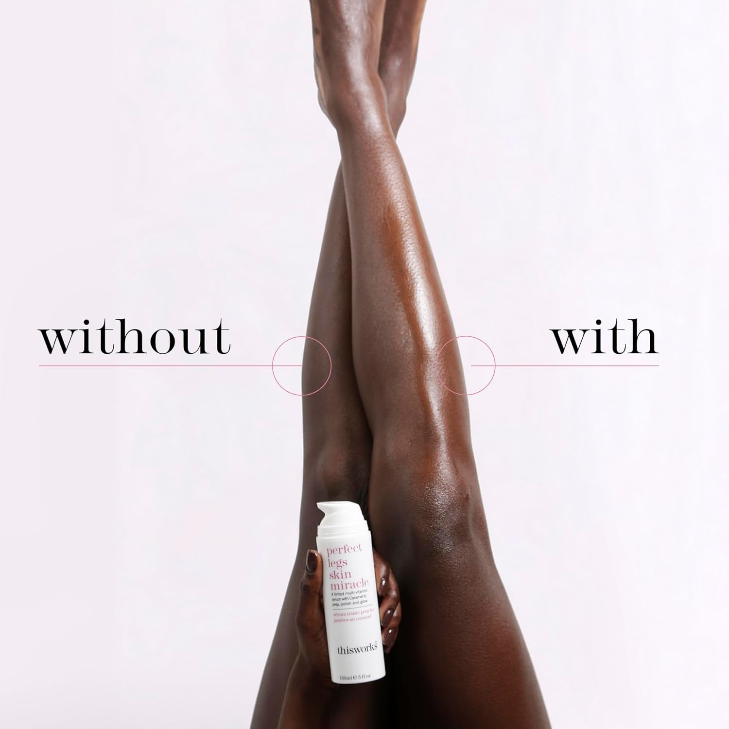 THISWORKS Perfect Legs Skin Miracle: a Buildable Wash Off Tinted Multi-Vitamin Serum to Tan Without Fake Tan, 5 fl oz, (150ml) : Beauty & Personal Care