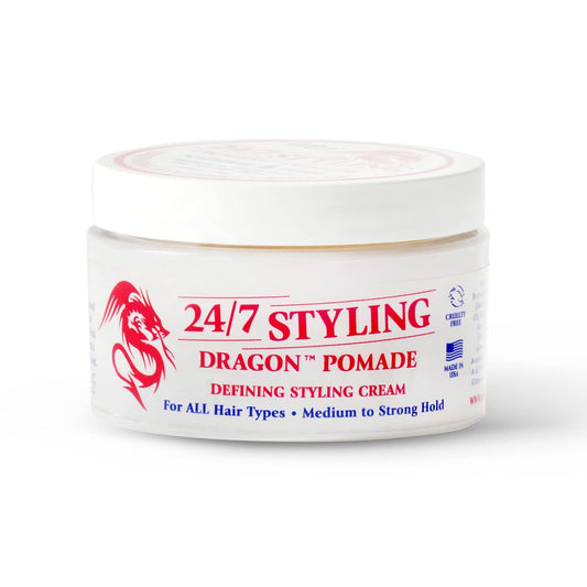 Morrocco Method Int'L 24/7 Styling Dragon Pomade. 100% Natural & Raw Styling Gel. Unisex. Medium/Strong Hold For All Hair Types. No Sls, Parabens Or Gmo'S : Beauty & Personal Care