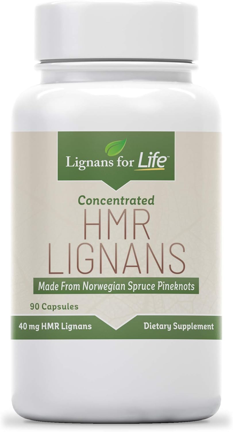 Lignans For Life Hmr Lignans For Dogs, 40Mg - 90 Capsules, Dog Vitamin For Healthy Pet | Natural Dog Vitamin | Dog Wellness Supplement | Pet Vitamin | Dog Nutritional Supplement - 90 Capsules