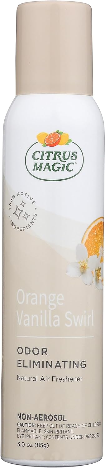 Citrus Magic Air Freshener Spray Vanilla Swirl, 3.5 Oz, 3.5 Ounce : Health & Household