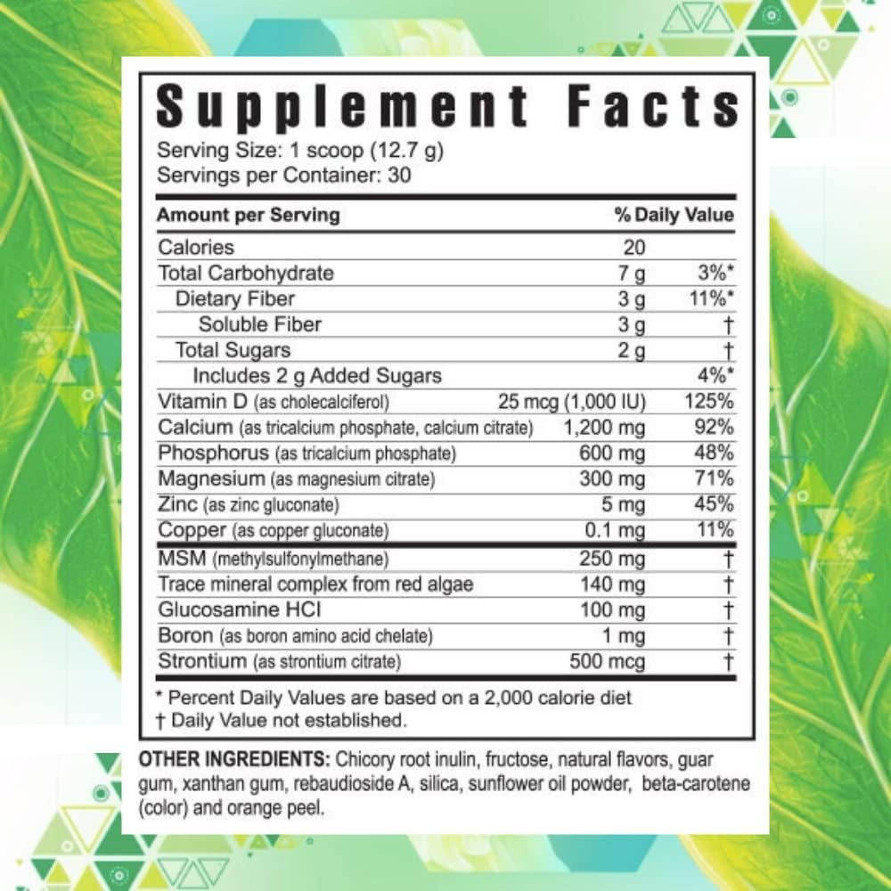 Youngevity Beyond Osteo Fx - Tropical Vanilla | Healthy Bone & Joint Support | Multi-Vitamin Powder | 30 Servings (3 Canisters)