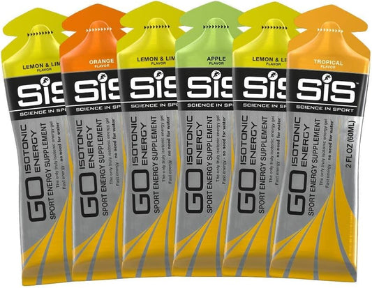 SiS GO Isotonic Energy Variety Pack, 2 Fl Oz (Pack of 6)