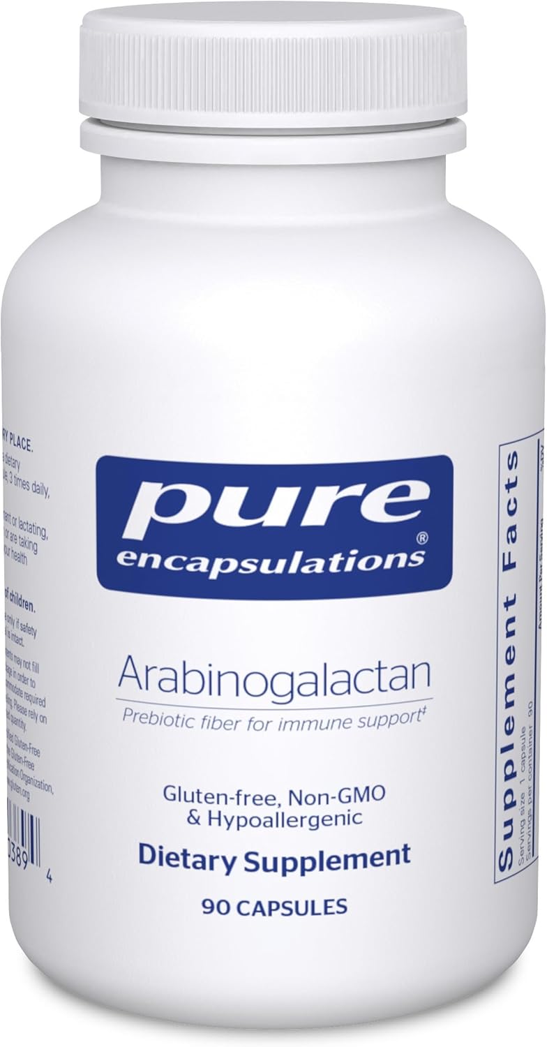 Pure Encapsulations Arabinogalactan | Supplement For Liver Support, Immune Support And Colon Health* | 90 Capsules
