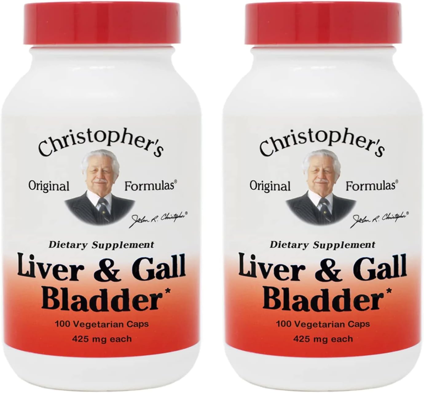 Dr. Christopher's Original Formulas Liver and Gall Bladder Formula Capsules, 100 Count (Pack of 2)