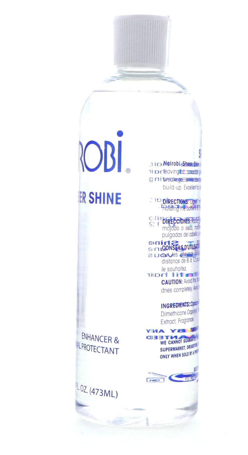 Nairobi Sheer Shine Thermal Protectant For Unisex, 16 Ounce : Hair Sprays : Beauty & Personal Care