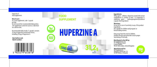 Hepatica Huperzine A 250Mcg – 120 Vegan Capsules | High-Strength Memory, Focus & Cognitive Support | 3Rd Party Lab Tested
