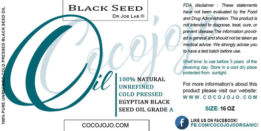 Black Cumin Seed Oil - 16 oz - 100% Pure Egyptian Seeds Kalonji Unrefined, Cold Pressed Non GMO Bulk Carrier Oil for Hair Skin Face Body Lips Joints Premium Grade A - Packaging May Vary