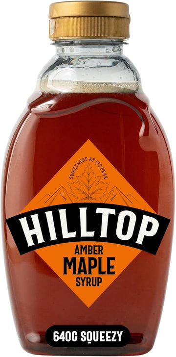 Hilltop Maple Syrup - Amber Early Harvest - Squeezy Bottle - 640G