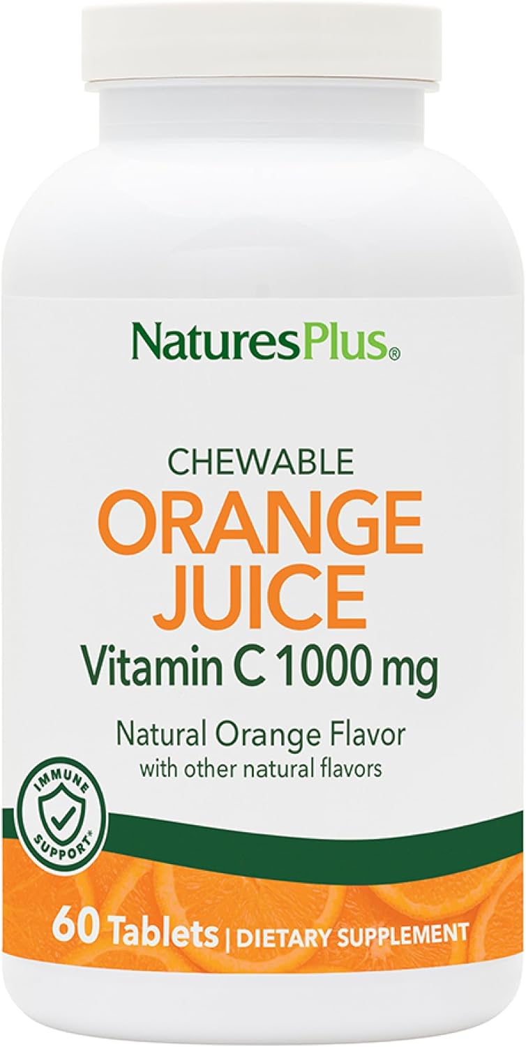 Natures Plus Orange Juice C 1,000 Mg Chewable 60