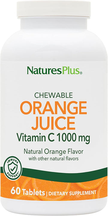 Natures Plus Orange Juice C 1,000 Mg Chewable 60