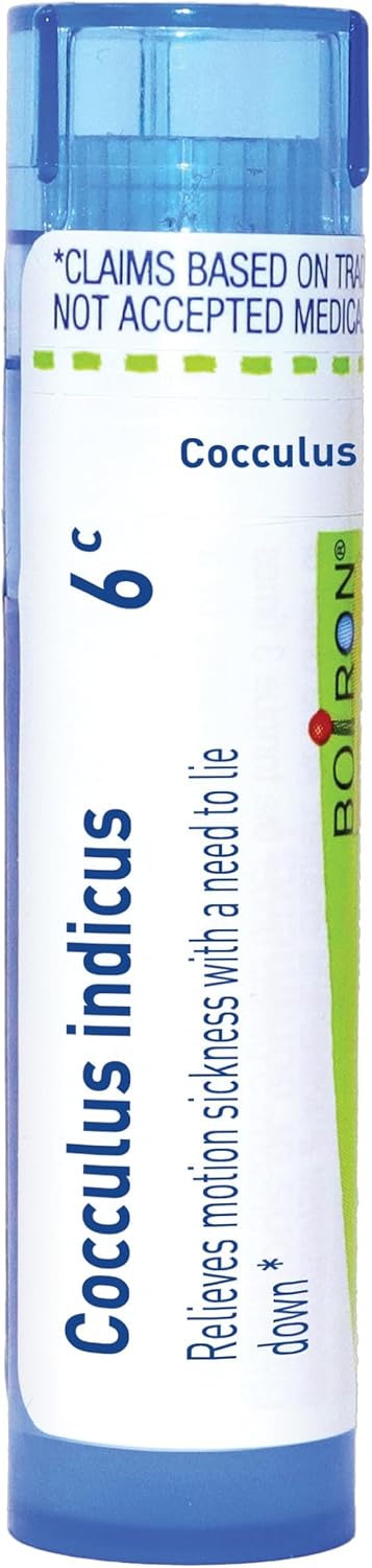 Boiron Cocculus Indicus 6C Homeopathic Medicine For Motion Sickness - 80 Pellets