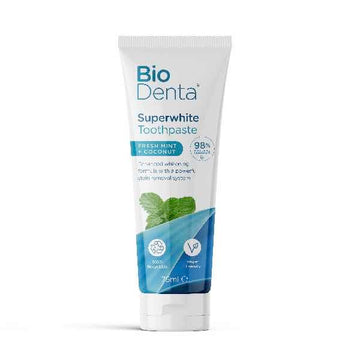Biodenta Natural Whitening Toothpaste Superwhite Vegan 75Ml