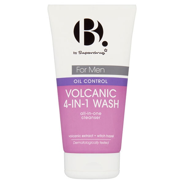 B. Men Oil Control Volcanic 4-In-1 Wash 150Ml