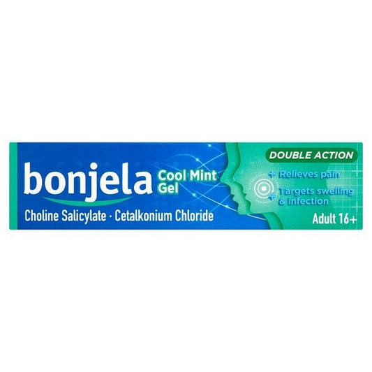 Bonjela Adult Mouth Ulcer Pain Relief Cool Mint Gel 15G
