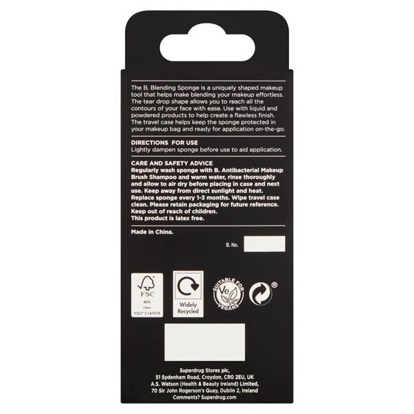B. Blending Sponge And Case