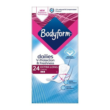 Bodyform Dailies Extra Long Panty Liners 24 Pack
