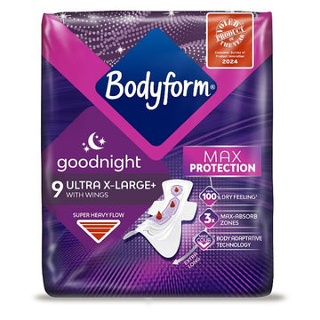 Bodyform Ultra Goodnight Extra Large 9 Pack
