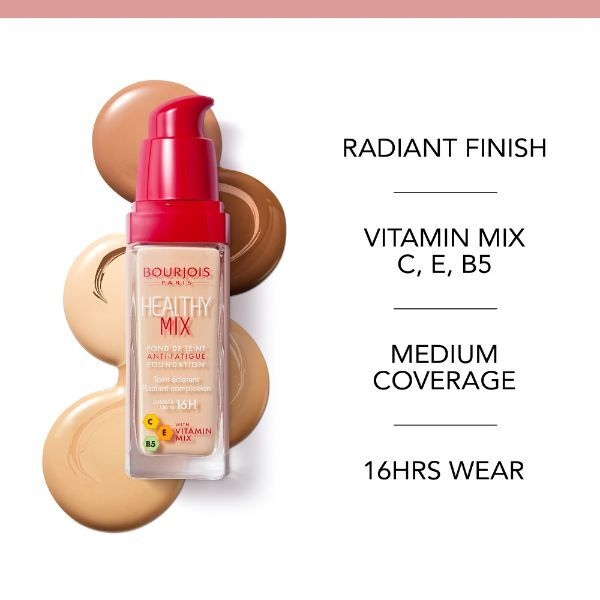 Bourjois Healthy Mix Anti-Fatigue Foundation Cocoa