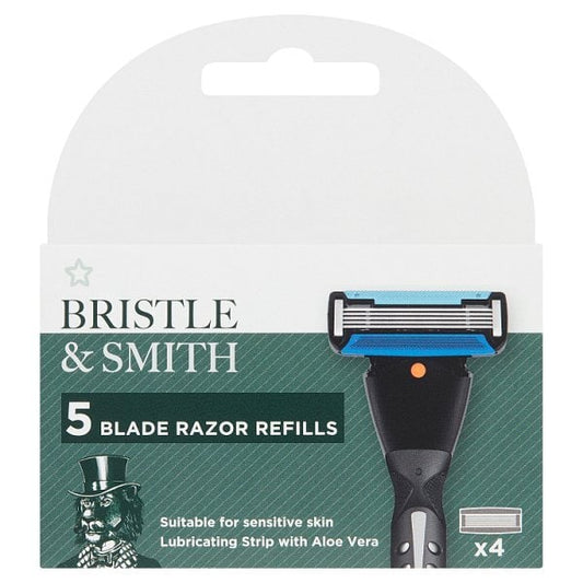 Bristle & Smith Five Razor Blade Refills X4