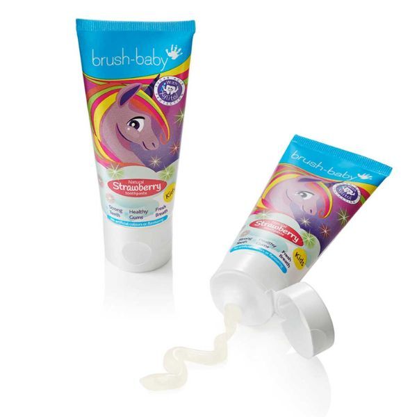 Brush Baby Natural Strawberry Kids Toothpaste 50 Ml