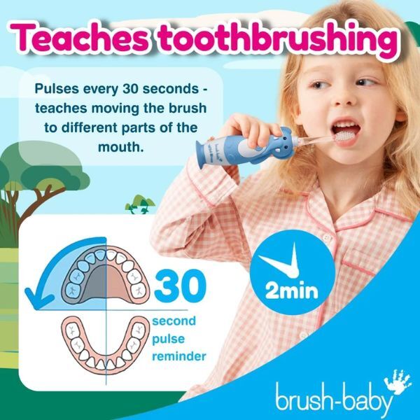 Brush Baby Wildones™ Elephant Kids Rechargeable Toothbrush