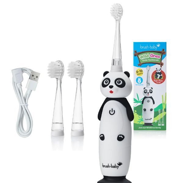 Brush Baby Wildones™ Panda Kids Rechargeable Toothbrush