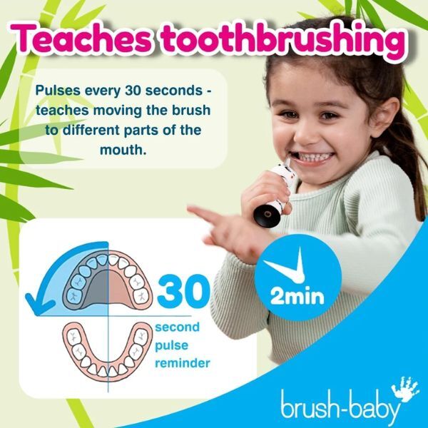 Brush Baby Wildones™ Panda Kids Rechargeable Toothbrush