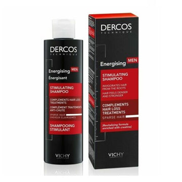 Vichy Dercos Energising Men 200ml Stimulating Shampoo - Anti-Hair Loss Treatment