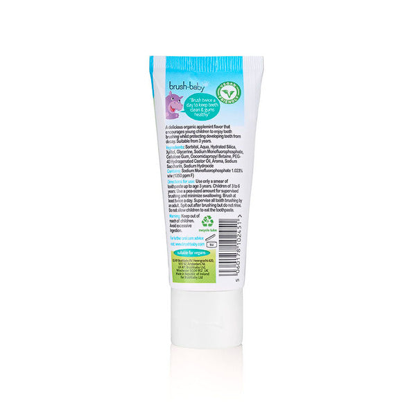 Brush Baby Wild Ones Organic Applemint Toothpaste 50Ml