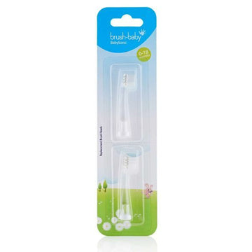 Brush Baby Replacement Babysonic® Toothbrush Heads (2 Pk)